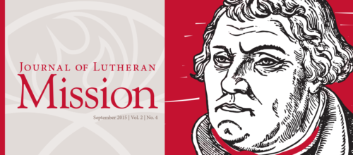 Journal of Lutheran Mission – September 2015