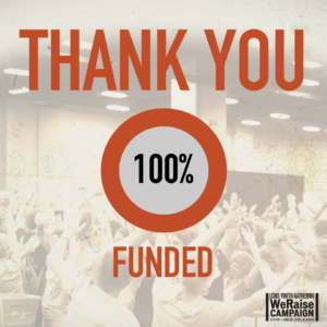 Image shared on the Gathering's Facebook page when the $25,000 goal was met.