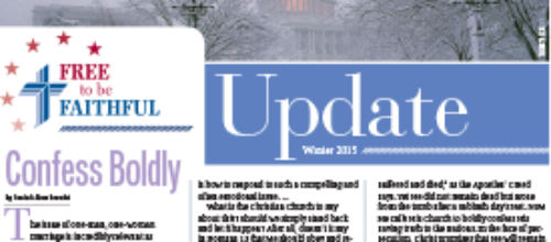 ‘Free to be Faithful’ – Winter 2015 newsletter