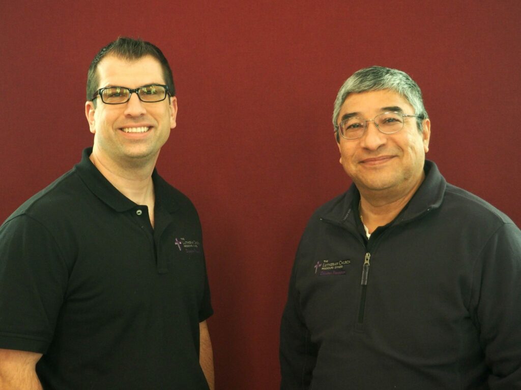 Rev. Ross johnson and Ruben Dominguez