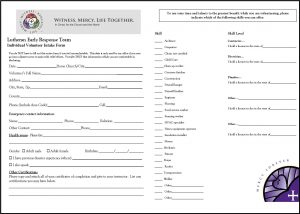 LERT Volunteer Form