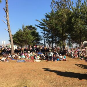 Outdoor worship with over 1000 of our Lutheran brothers and sisters.