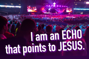 At the 2016 LCMS Youth Gathering, we learned in Christ alone, our lives echo Christ's humility. Participants were challenged to ask themselves how they are echoes.