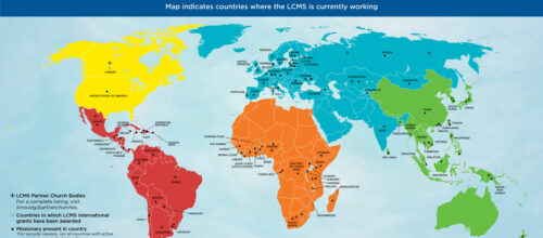 LCMS International Mission – ‘Our Work in the World’ map