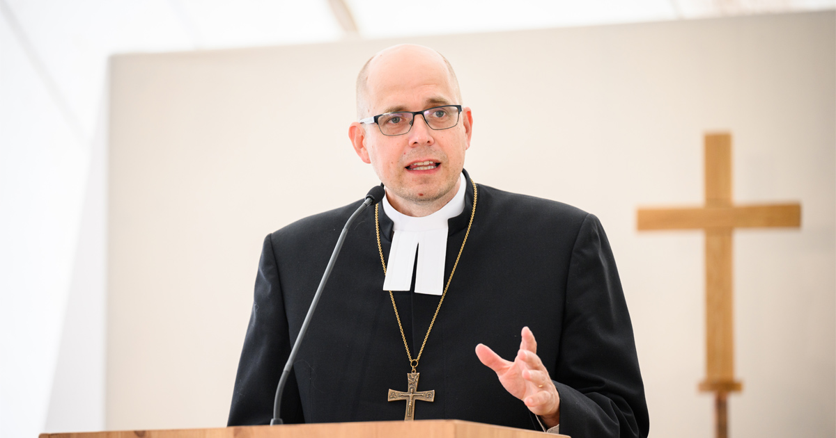 The Rev. Dr. Juhana Pohjola, bishop of the Evangelical Lutheran Mission Diocese of Finland, and Dr. Päivi Räsänen, a fellow Lutheran, are facing charges from Finland’s prosecutor general due to a 2004 booklet titled As Man and Woman He Created Them: Homosexuality and the Challenge to the Christian Concept of Man. (LCMS/Erik M. Lunsford)